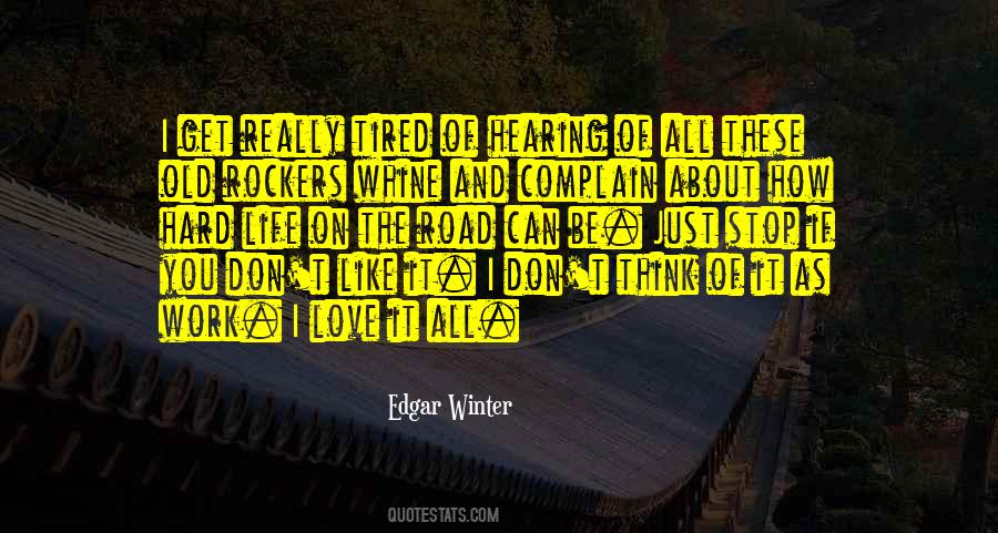 Winter Of Life Quotes #1221077
