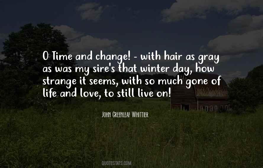 Winter Of Life Quotes #1387826
