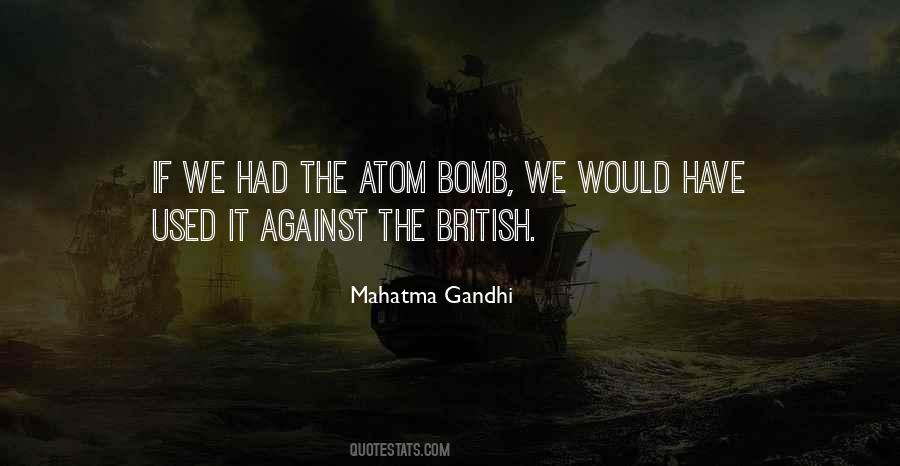 Atom Bomb Quotes #354761