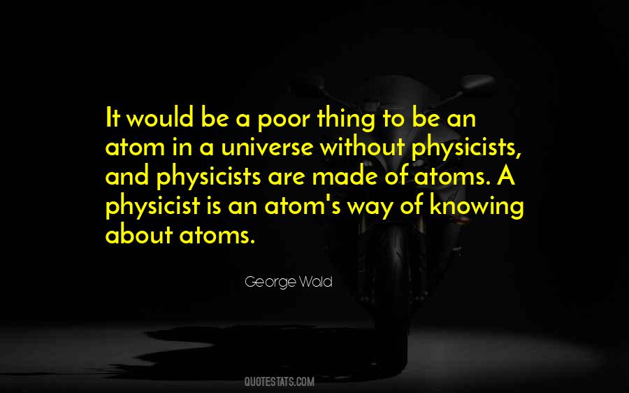 Atoms Universe Quotes #565237
