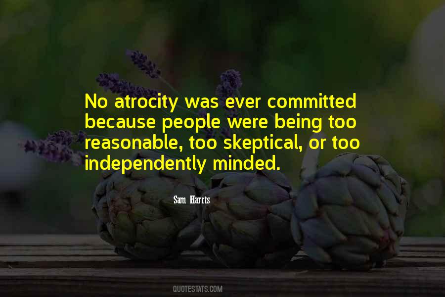 Atrocity Quotes #1307880