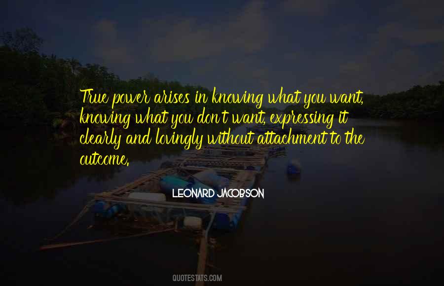 Attachment To Outcome Quotes #647683