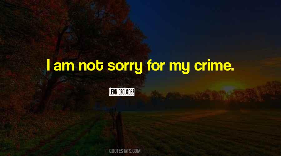I Am Not Sorry Quotes #1149168