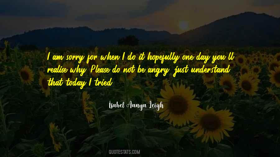 I Am Not Sorry Quotes #920480