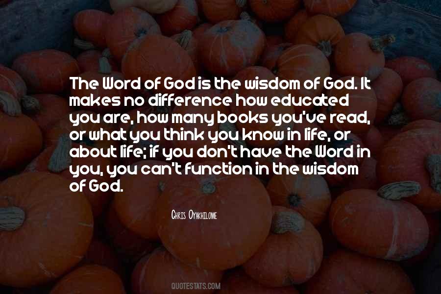 Quotes About The Word Of Wisdom #1007883
