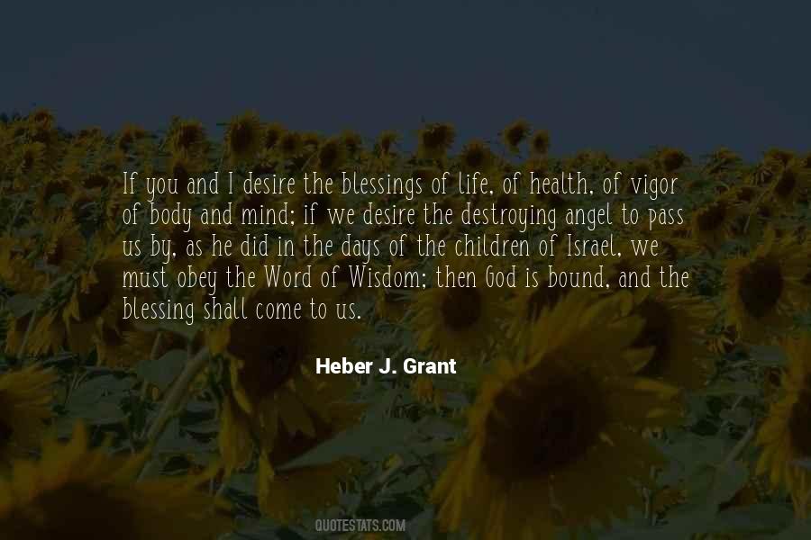 Quotes About The Word Of Wisdom #1026085