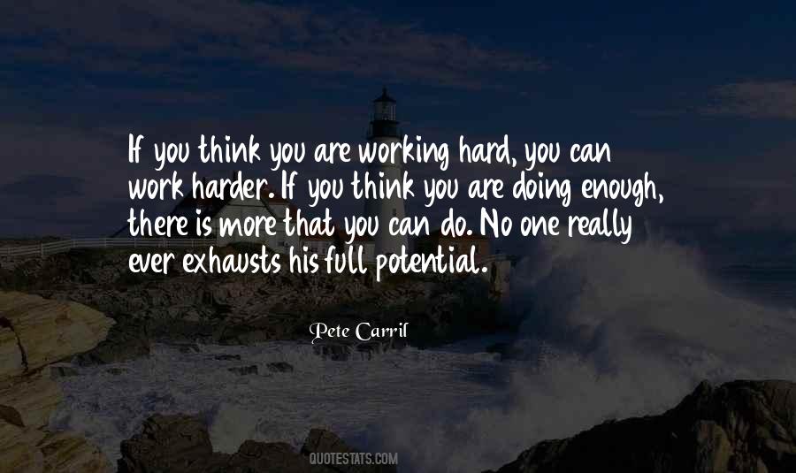 Thinking Harder Quotes #909765
