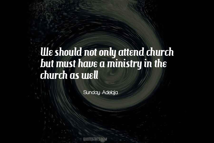 Attend Church Quotes #74878