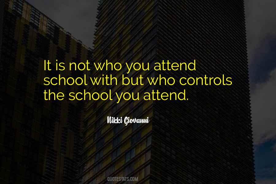 Attend School Quotes #1211541