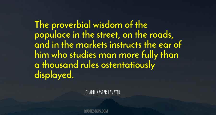 Man In The Street Quotes #990605