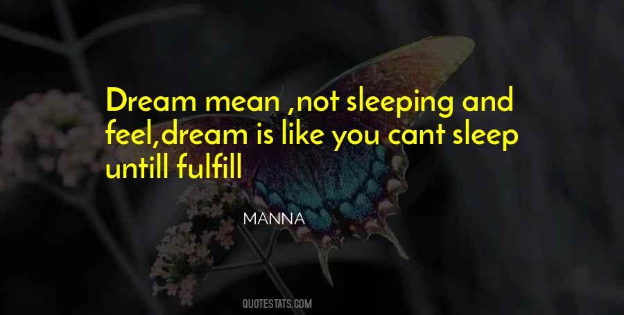 You Sleeping Quotes #109487