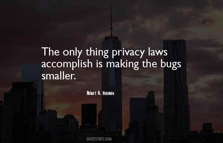 Privacy Law Quotes #801085