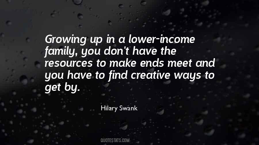 Family Income Quotes #413319