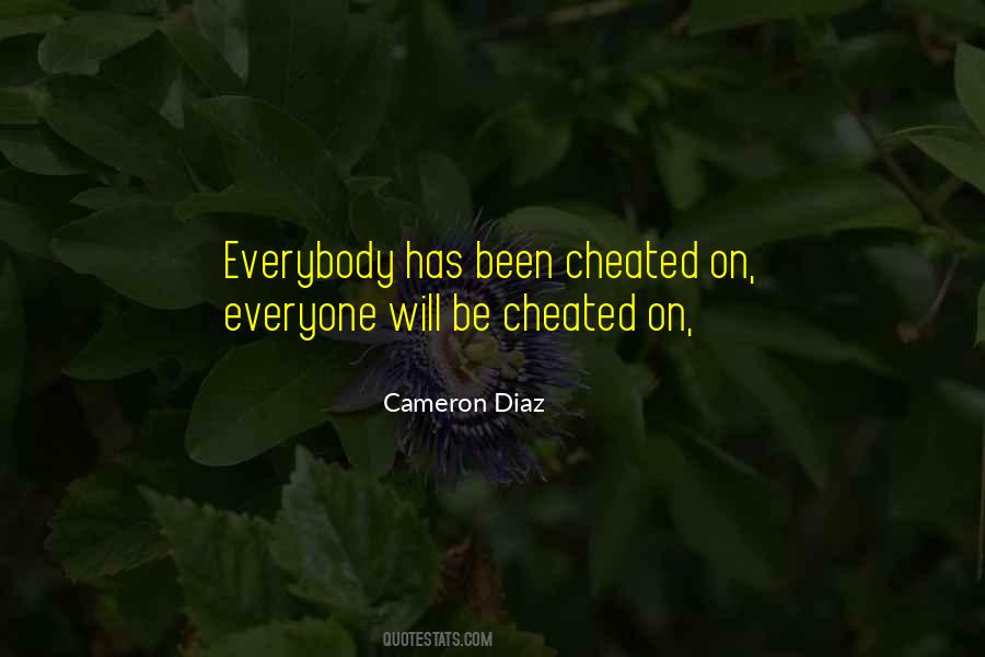 U Cheated Quotes #117355