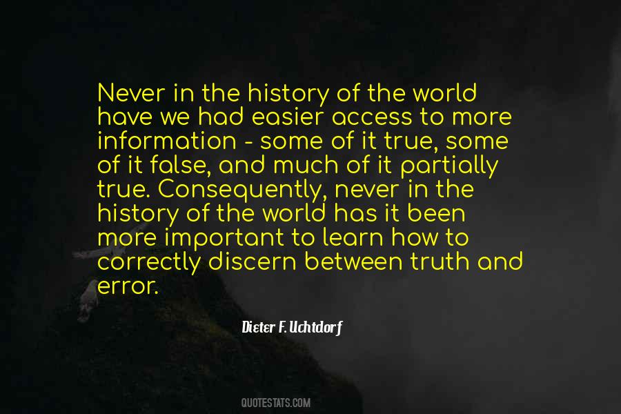 Learn To Discern Quotes #256923
