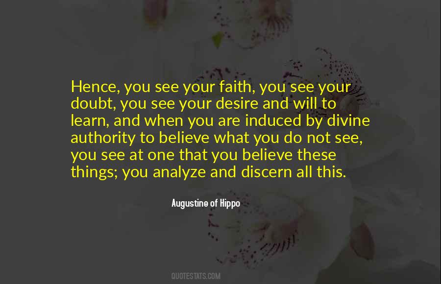 Learn To Discern Quotes #505439