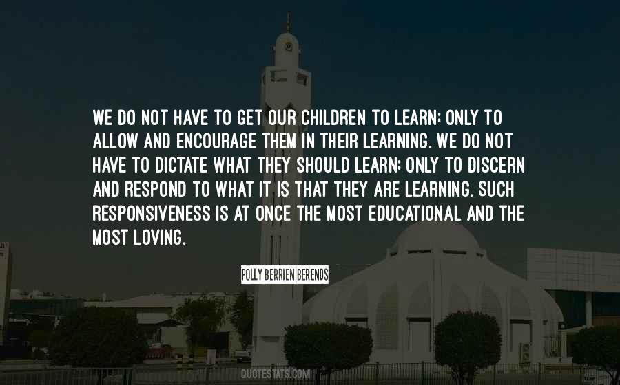 Learn To Discern Quotes #883282