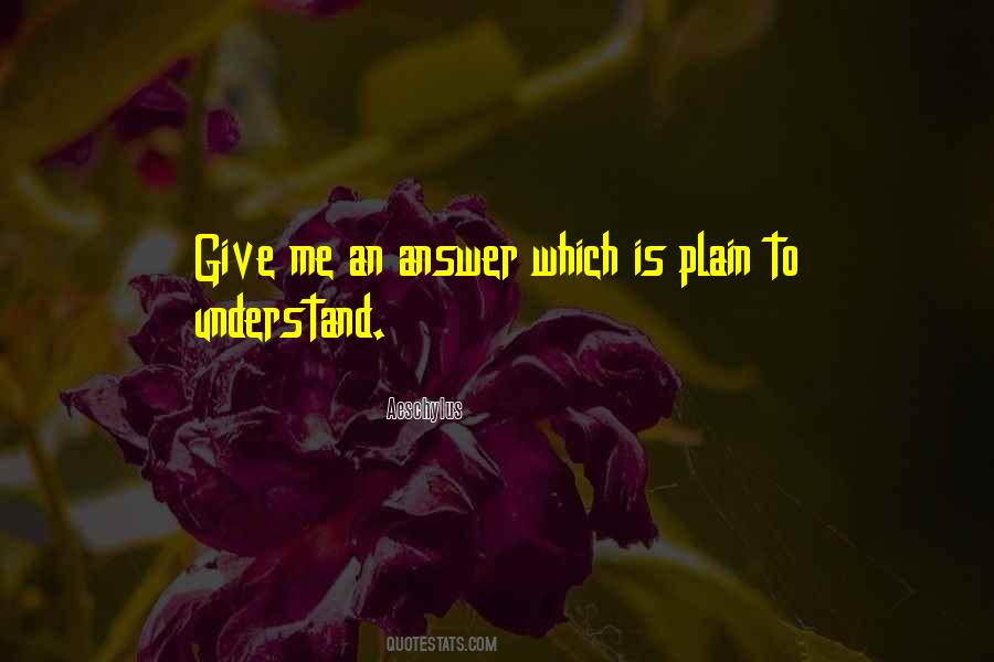 An Answer Quotes #1268170