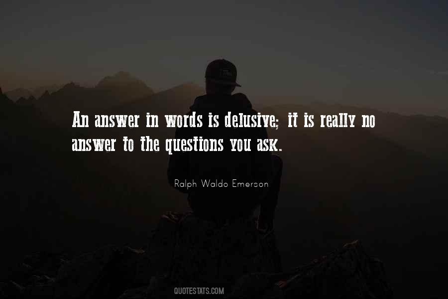 An Answer Quotes #1394053