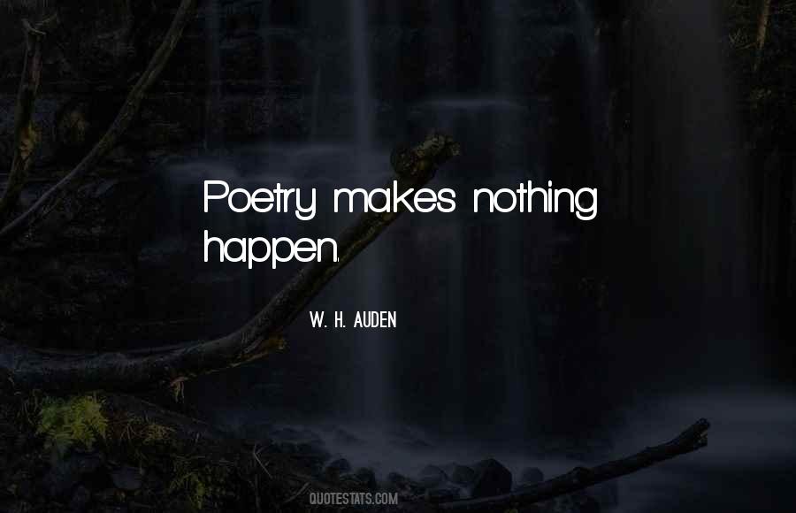 Auden Poetry Quotes #824307