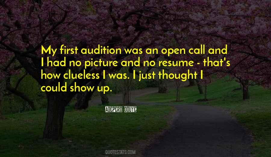 Audition Quotes #1071949