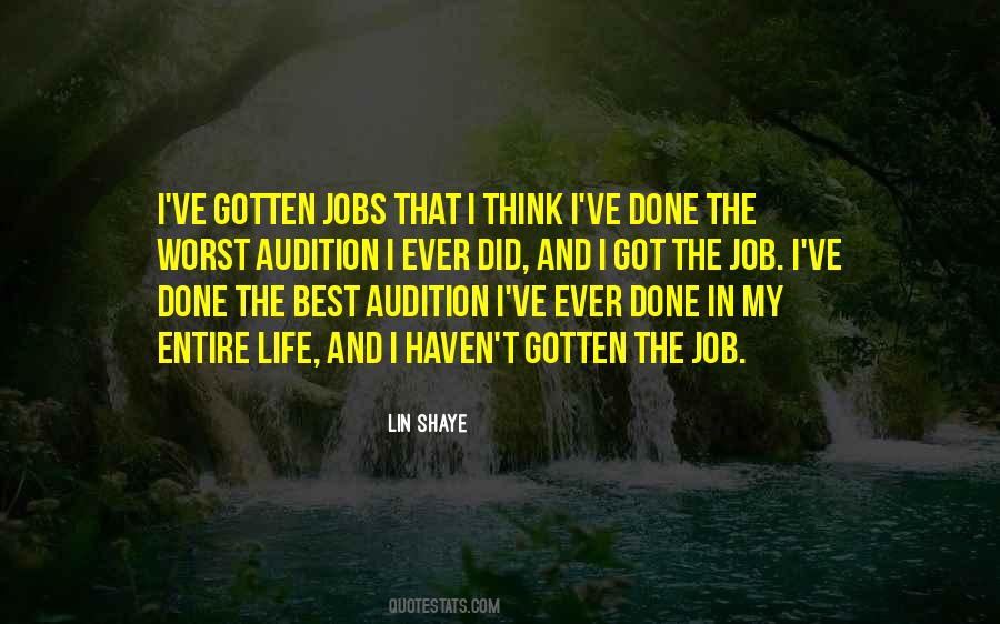 Audition Quotes #1248185