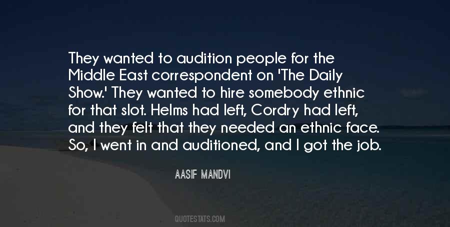 Audition Quotes #1261160