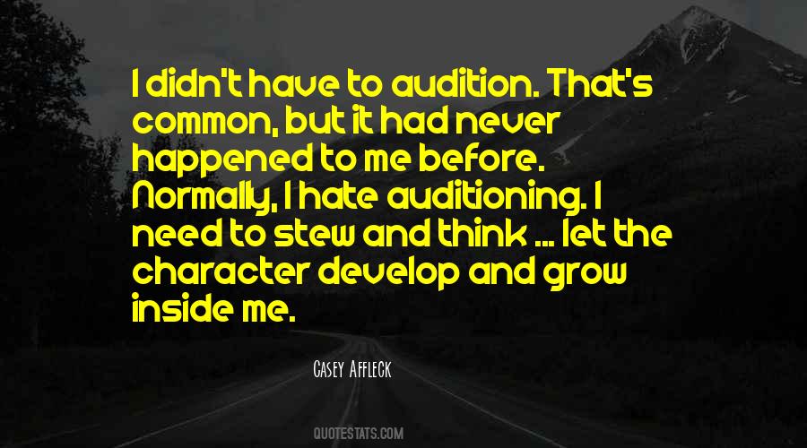 Audition Quotes #1395077