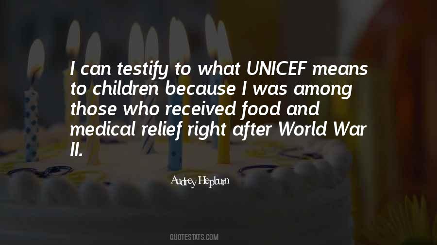 Audrey Hepburn Unicef Quotes #881746