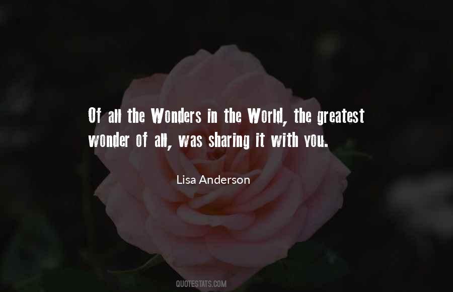 Quotes About The Wonders Of Life #1312692