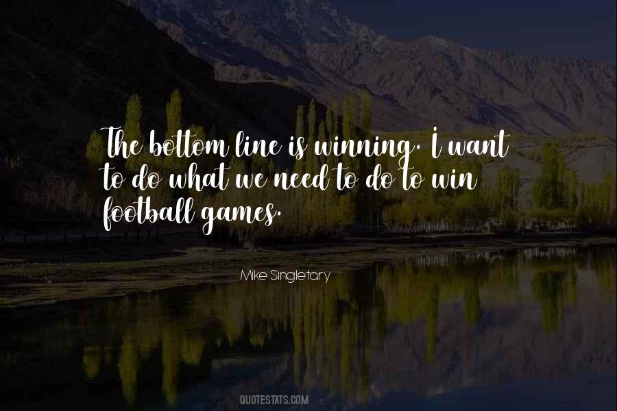 Singletary Football Quotes #786415