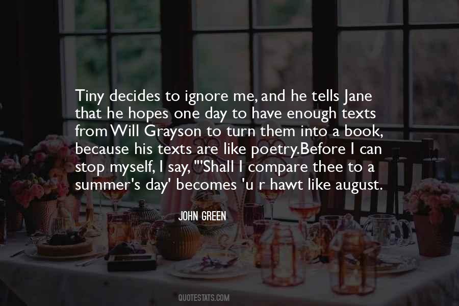 August Summer Quotes #1773070