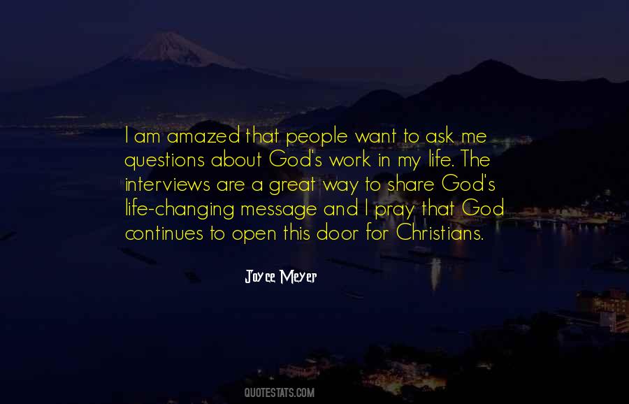 Open The Way For Quotes #270324