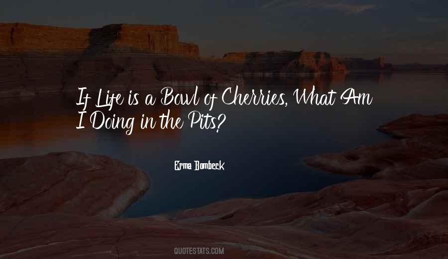 Life Is Just A Bowl Of Cherries Quotes #1190145