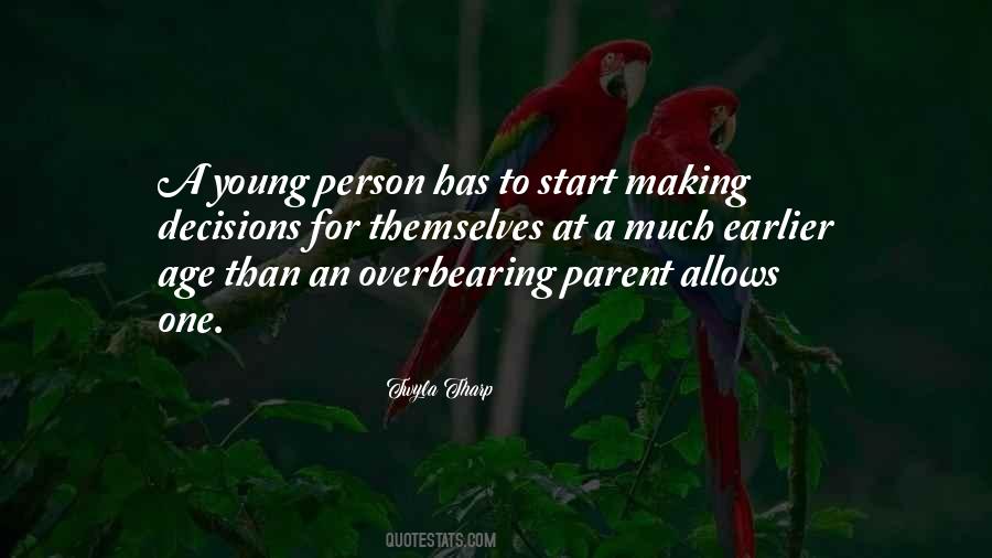 Overbearing Parent Quotes #835005