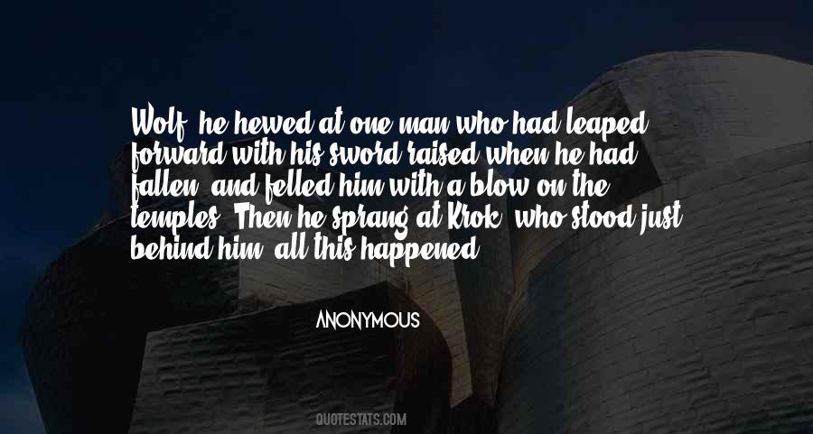Wolf And Man Quotes #1183377