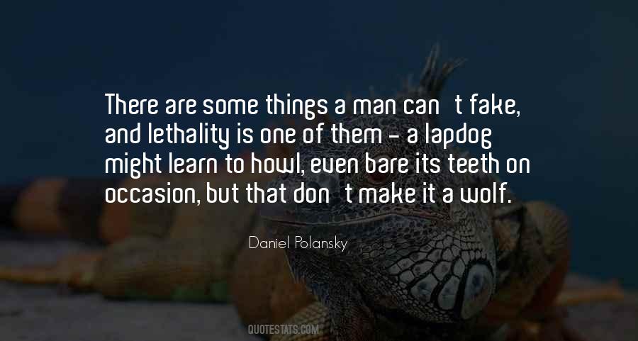 Wolf And Man Quotes #667709