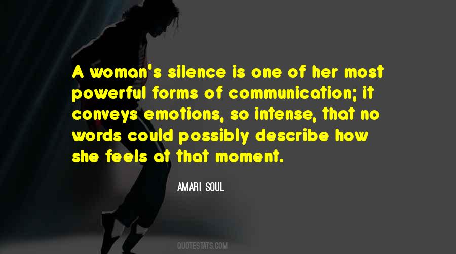 Silence Communication Quotes #330720