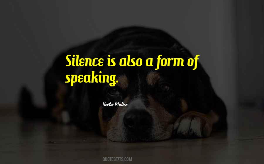 Silence Communication Quotes #601624