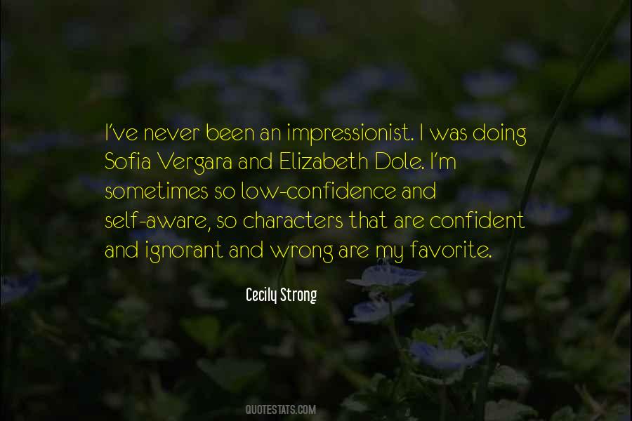 Low Confidence Quotes #1605462