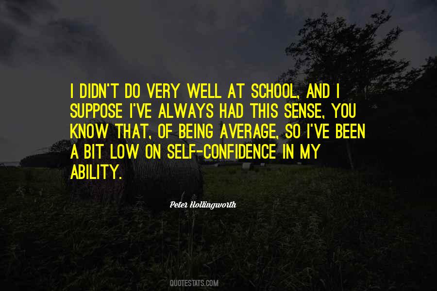 Low Confidence Quotes #723288