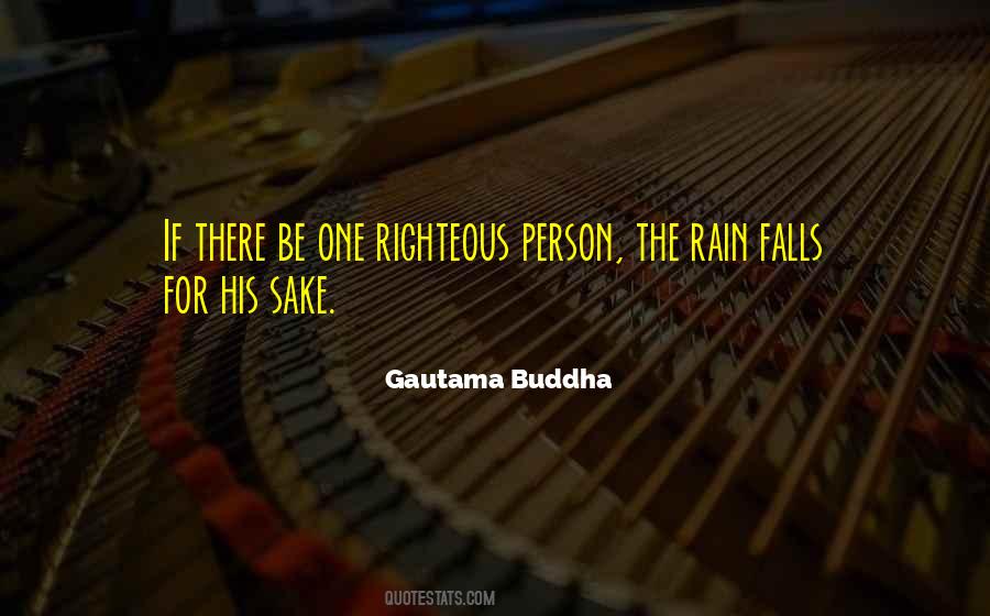 Righteous Person Quotes #991678