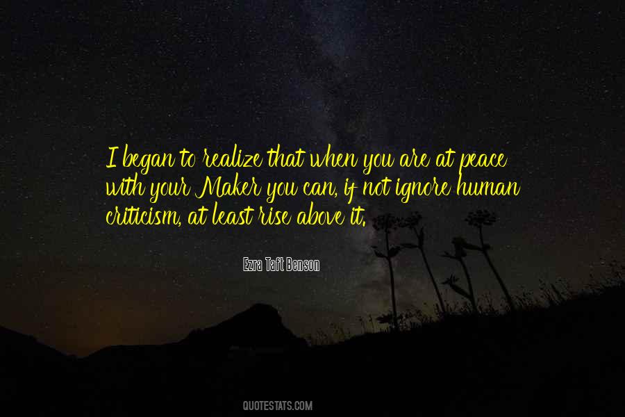 Peace Maker Quotes #67603