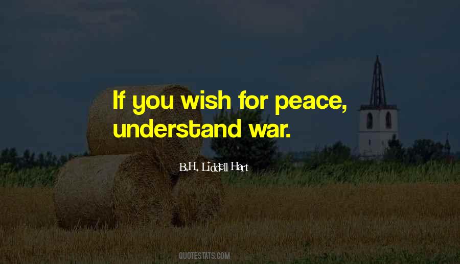 Peace War Quotes #104514