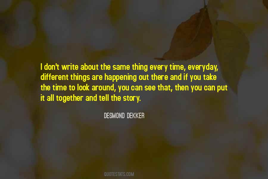 Different And The Same Quotes #102703