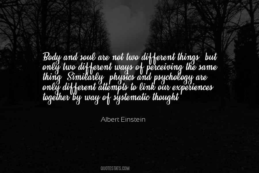Different And The Same Quotes #18134