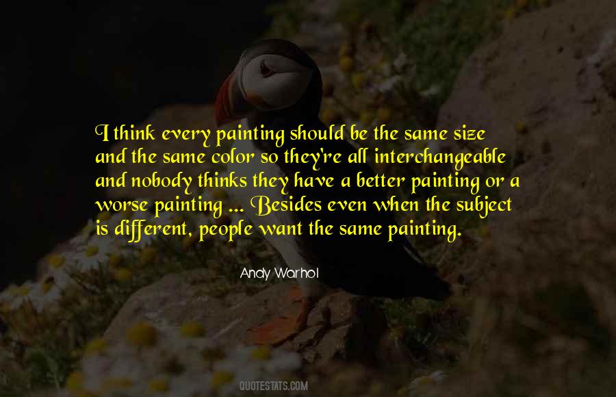 Different And The Same Quotes #31779