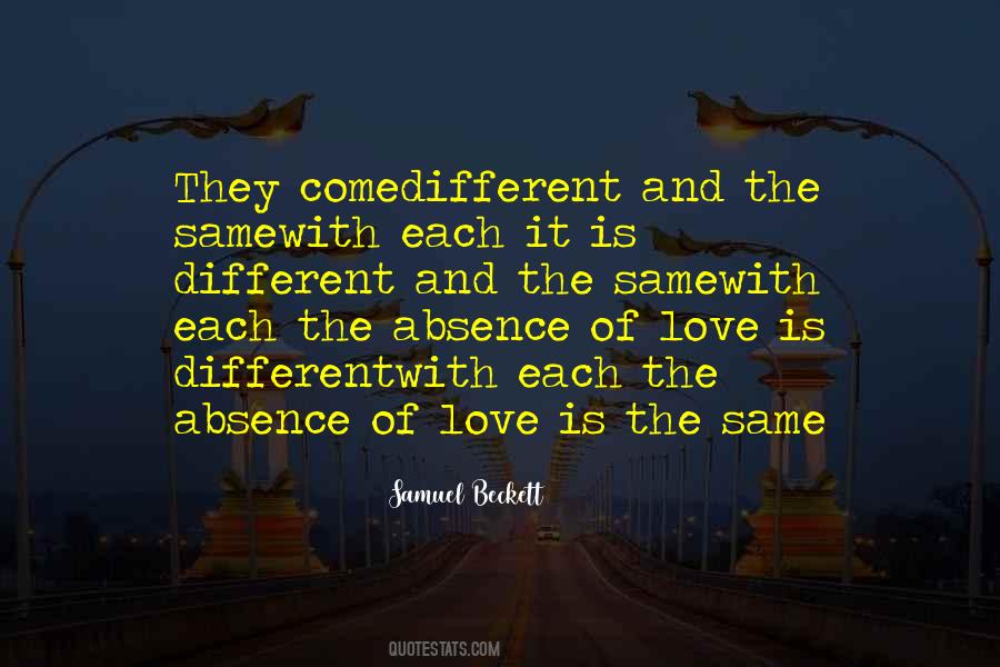 Different And The Same Quotes #346843