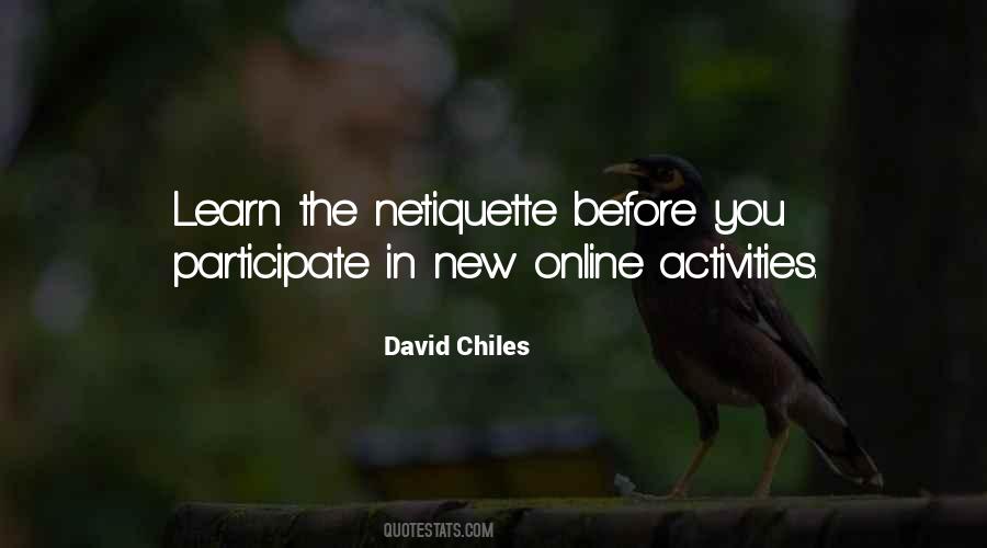 Internet Netiquette Quotes #1276898