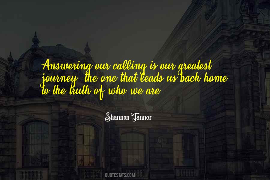Calling Home Quotes #162038